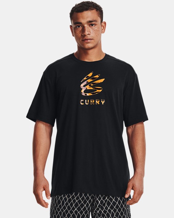 Men's Curry Lily Chinese New Year T-Shirt in Black image number 0